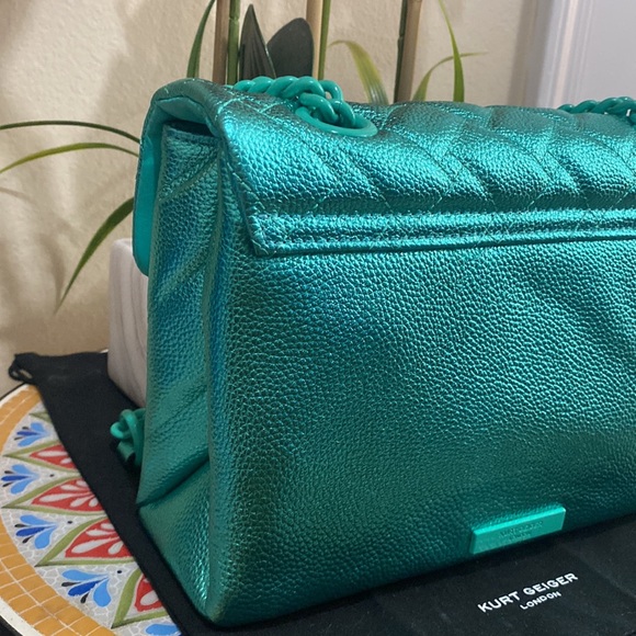 kurt geiger London Quilted Leather Shoulder Bag - Picture 10 of 13